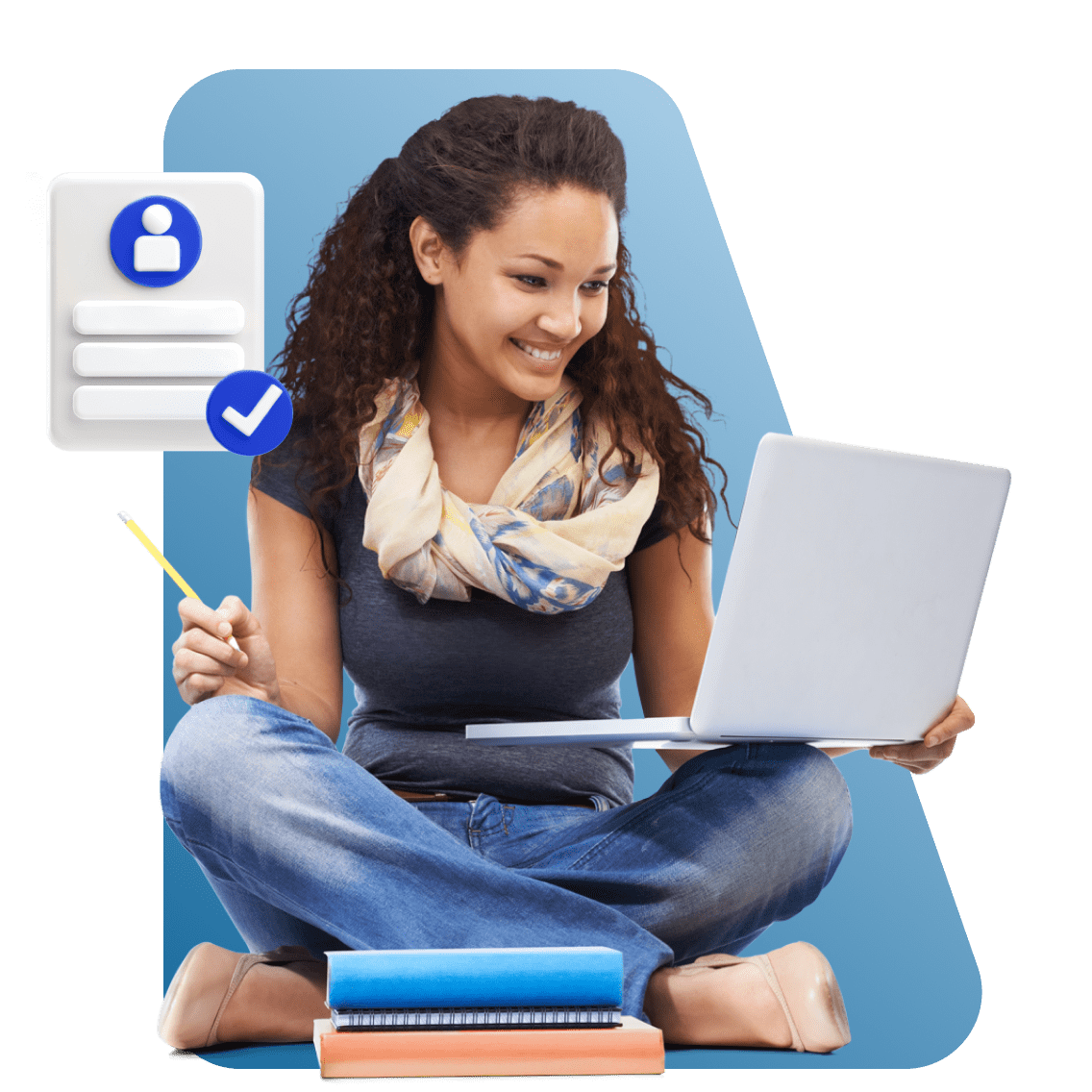 Technical Systems Pathway image 21 (name 1 Young Women Sitting Laptop Certificate)