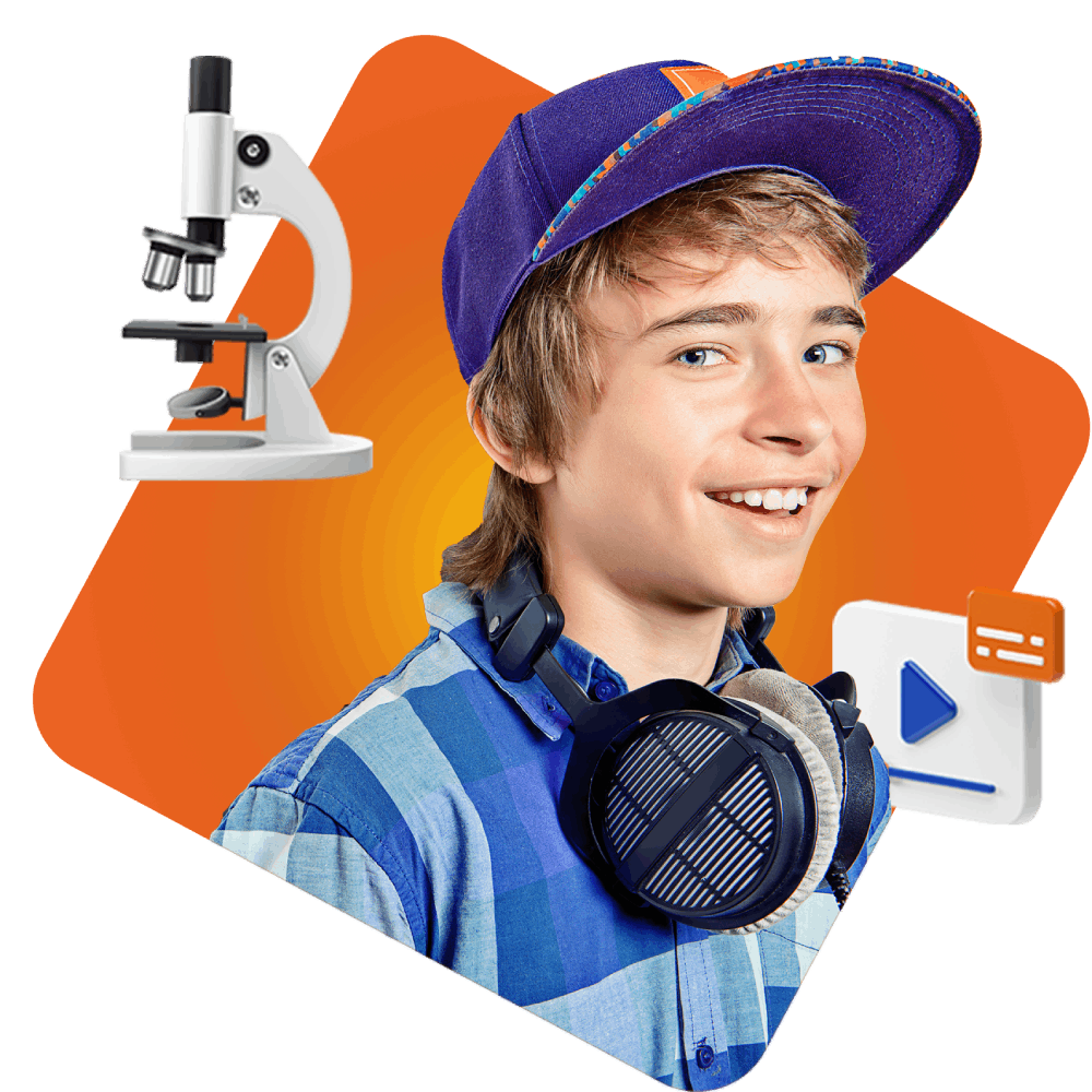 A young boy wearing headphones and a hat, immersed in music, with a focused expression on his face.