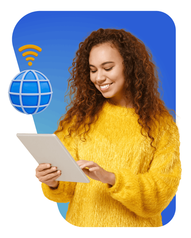 A smartphone with the Wi-Fi hotspot function activated, illustrating mobile internet sharing capabilities.