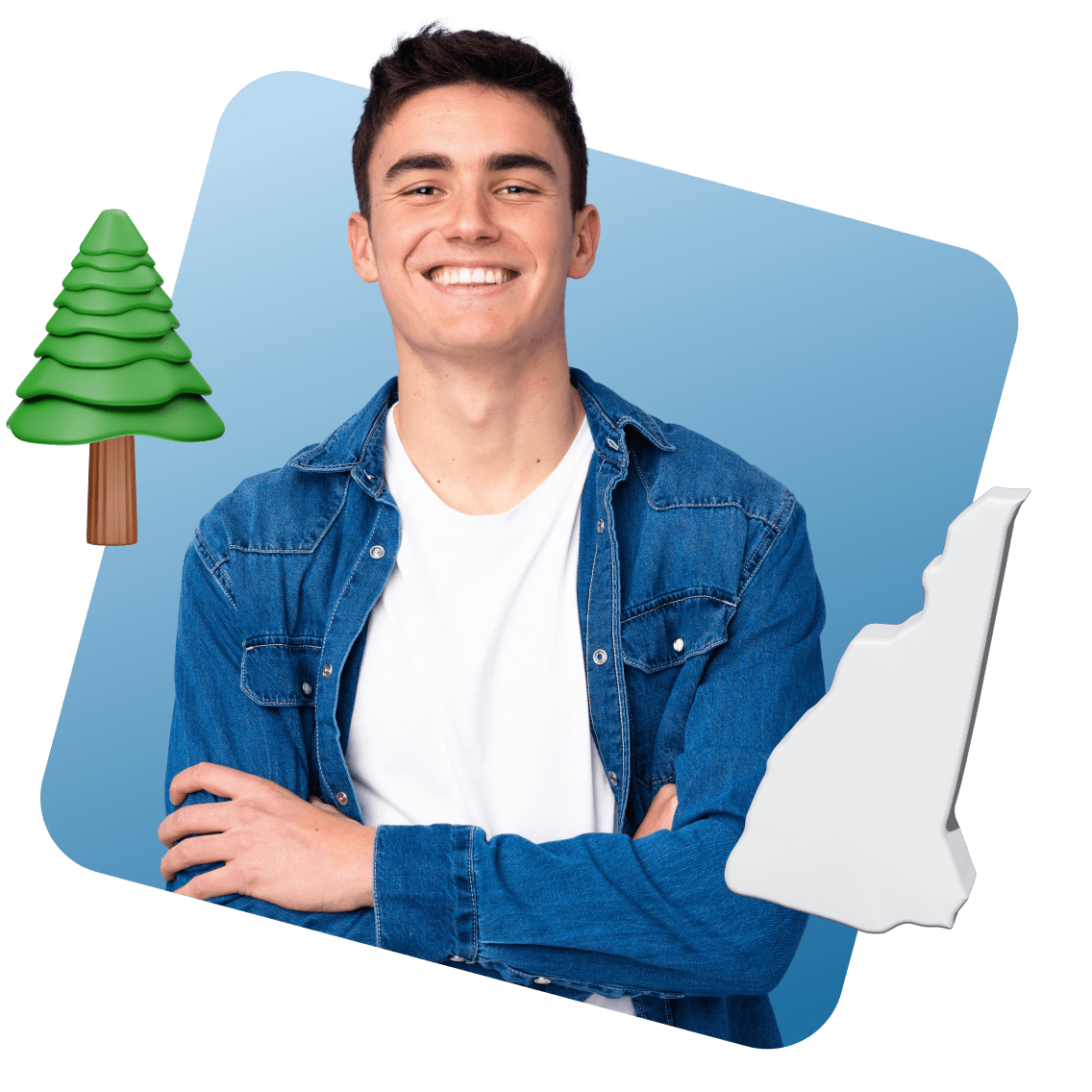 A detailed map of New Hampshire, showcasing its counties, major cities, and geographical features for navigation and reference.